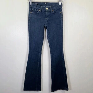 CITIZENS of HUMANITY Ingrid Stretch Low Waist Flare  Stay Gold Dark Wash Jeans